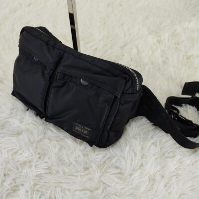 Yoshida Porter Tanker Waist Bag Shoulder bag Black men products
