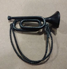 1960's-70's Auth/Orig Marx Johnny West General Custer Bugle W/Lanyard Nice Cond