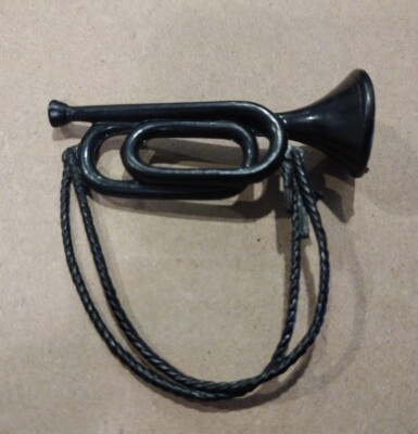1960's-70's Marx Johnny West General Custer Bugle W/Lanyard Nice Cond