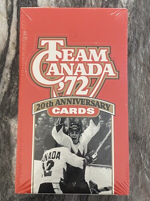 1991 The Future Trends 1972 Team Canada hockey sealed 24 pack box Swirl auto ???