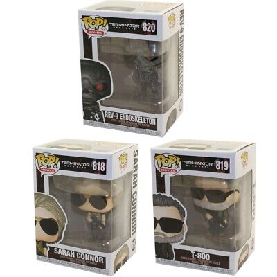 Funko POP! Terminator: Dark Fate Vinyl Figures - SET OF 3 (T-800, REV-9 & Sarah | eBay