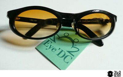 Eye 'DC I 600 001 France CE occhiali da sole con lenti gialle