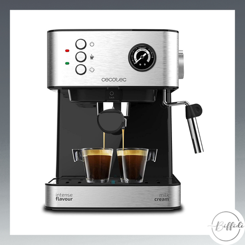 Macchina da caffe macinato polvere manuale per espresso cappuccino crema 20  bar | eBay