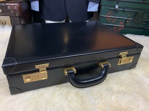 black briefcase