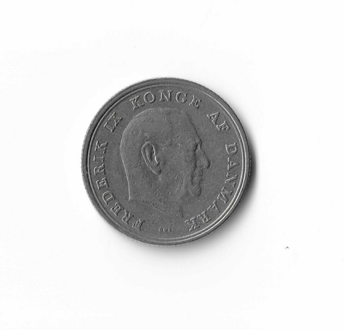1966 Denmark - 1 Krone - 167 - Copper Nickel - 6.8g - Picture 2 of 2