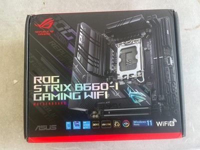 ASUS ROG Strix B660-I Gaming WiFi Compact High Performance Mini-ITX Motherboard