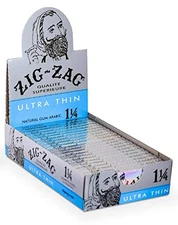 ZIG-ZAG Rolling Papers Ultra Thin 1¼ - (24-Pack) with 32 Papers Each Pack