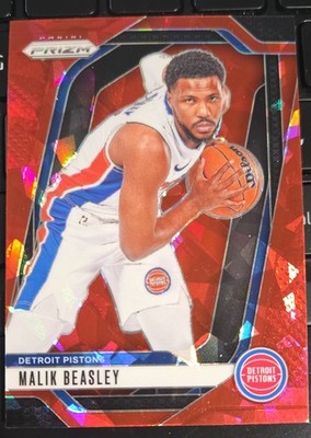 2024-25 Panini Prizm - Malik Beasley #211 Red Ice Prizm