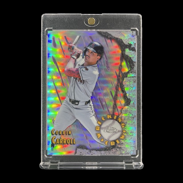 CORBIN CARROLL SILVER WRECKING BALL REFRACTOR 2026 Topps Chrome - Diamondbacks
