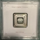 New Listing20 gram Geiger Edelmetalle Silver Bar .999 fine -in Assay