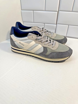 Gola Men's Daytona '90s-inspired jogger sneaker suede and mesh upper size 11