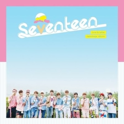 SEVENTEEN - Seventeen - [ Very Nice ] Love & Letter 1st Repackage - CD - NEW