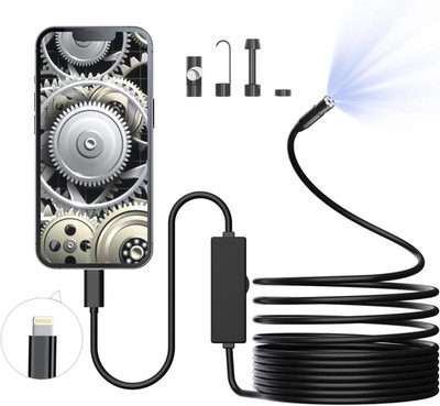 Pipe Inspection Camera Endoscope Video Sewer Drain Cleaner Waterproof Snake USB