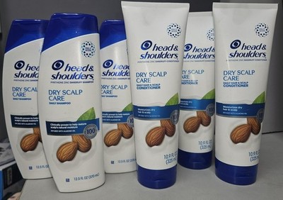 HEAD & SHOULDERS BUNDLE - Dry Scalp Care 3X Shampoo 12.5oz/3X Conditioner 10.9oz