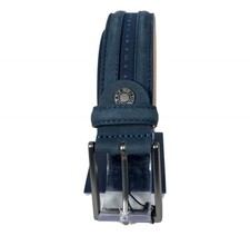 PAUL SHARK Cintura Uomo In Pelle Con Nastro Bandiere 15316001 Colore Blu 050