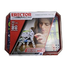 New - MOTORIZED MOVERS - ERECTOR Building SET...