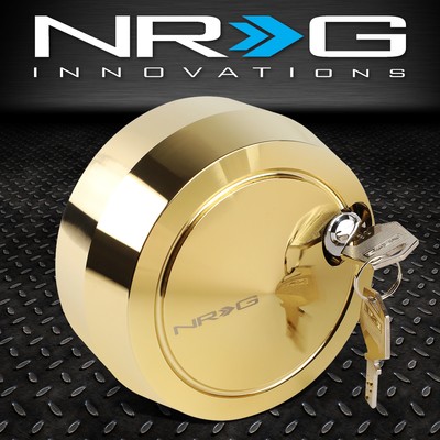 NRG INNOVATIONS SRK-201C-GD FREE SPIN STEERING WHEEL QUICK RELEASE HUB LOCK+KEYS