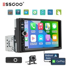 7" Autoradio Navi Kamera 1 DIN Radio Bluetooth AUX FM CarPlay Android Auto +KAM