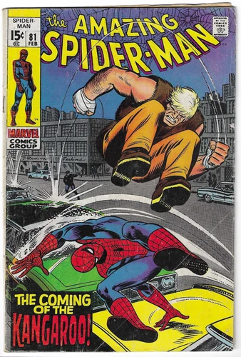 Amazing Spider-Man #81 (1969) 1st Kangaroo Marvel Silver Age GD NO RESERVE