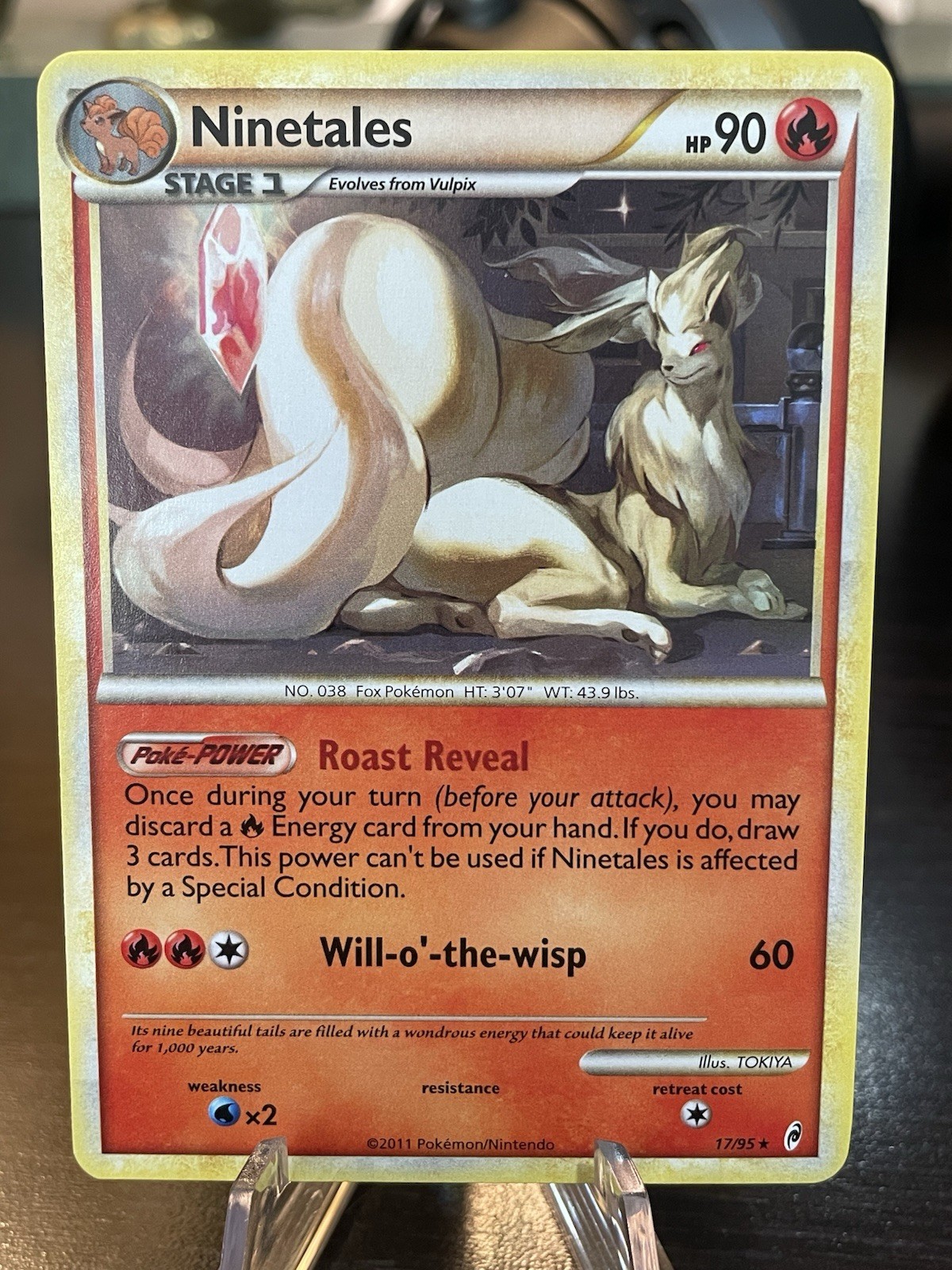 Pokemon Ninetales 17/95 Non Holo Theme Deck Exclusive LP TCG Card