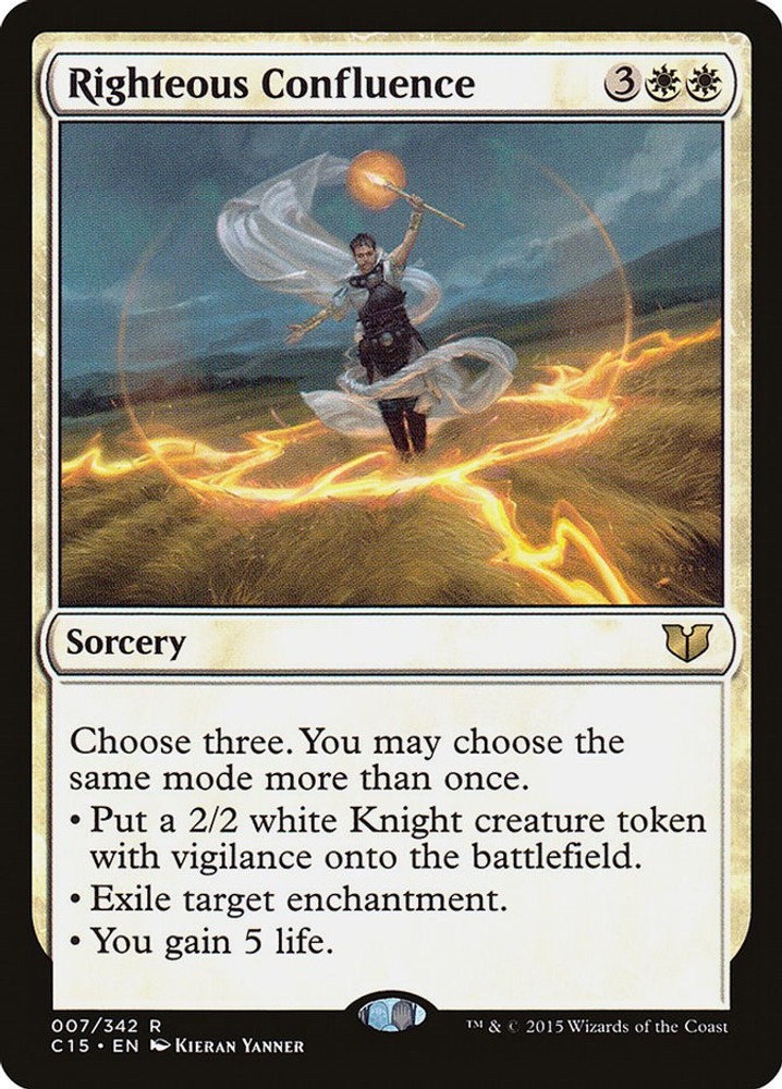 Righteous Confluence [C15 - 7]Lightly Played