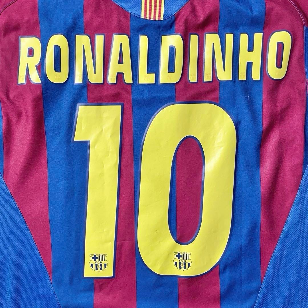 Ronaldinho #10 FC Barcelona 05/06 Home Jersey Nike Size S Free