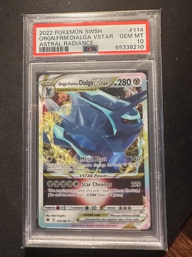 Origin Forme Dialga VSTAR 114/189 Astral Radiance Pokemon PSA 10 GEM MT