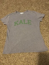 Sub_Urban Riot Kale Graphic T-Shirt Gray Women’s Size S