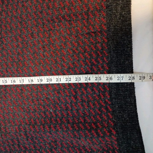 Maglione vintage LL Bean uomo XL rosso grigio lana made in Norway pullover girocollo caldo - Foto 7 di 7
