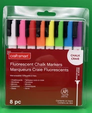 Craft Smart Fluorescent Chalk Markers 8 Piece Set