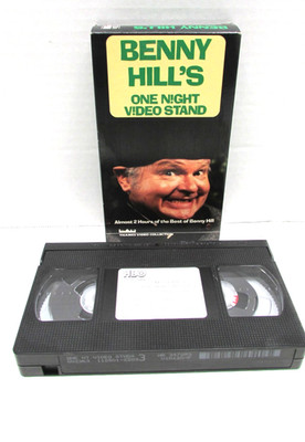 Benny Hill ''One Night Video Stand, Acts One & Two'' VHS tape