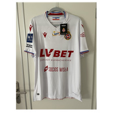 Macron Wisa Krak&oacute;w Away Jersey 2020 2021 Size L No 16 Jakub Baszczykowski