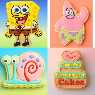 SpongeBob Schwammkopf 3er Set Ausstecher