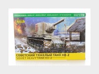 1:72 Zvezda Tank Kv-2 Soviet Heavy Tank Military 1945 Kit ZS5084 Modellbau