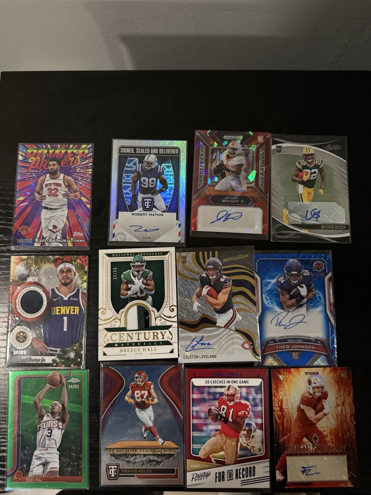 HIGH END FOOTBALL/BASKETBALL AUTO/NUMBERED/PATCH LOT- High value cards 58 Total