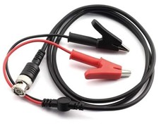BNC Male Plug to Copper Alligator Clips Test Lead Set BNC Q9 Probe for