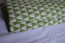 Hand Block Printed 1 Yard Fabric 100 Cotton NO TARRIF CHARGES 100 ZK 212
