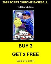 2025 Topps Chrome - Base #1-300 Pick Your Card - FREE SHIPPING