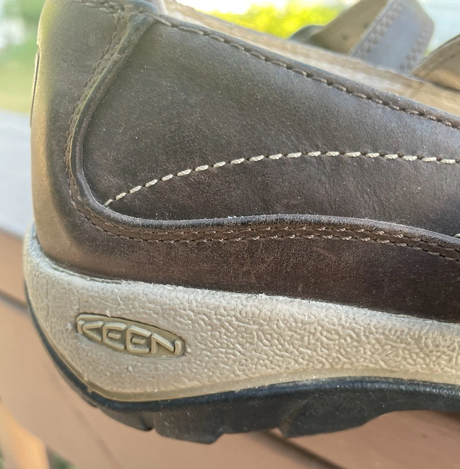 Zapatos Keen Toyah Mary Jane 7 Marrón Cuero Hebilla Cómodos Mujer Camping Foto 2 de 4