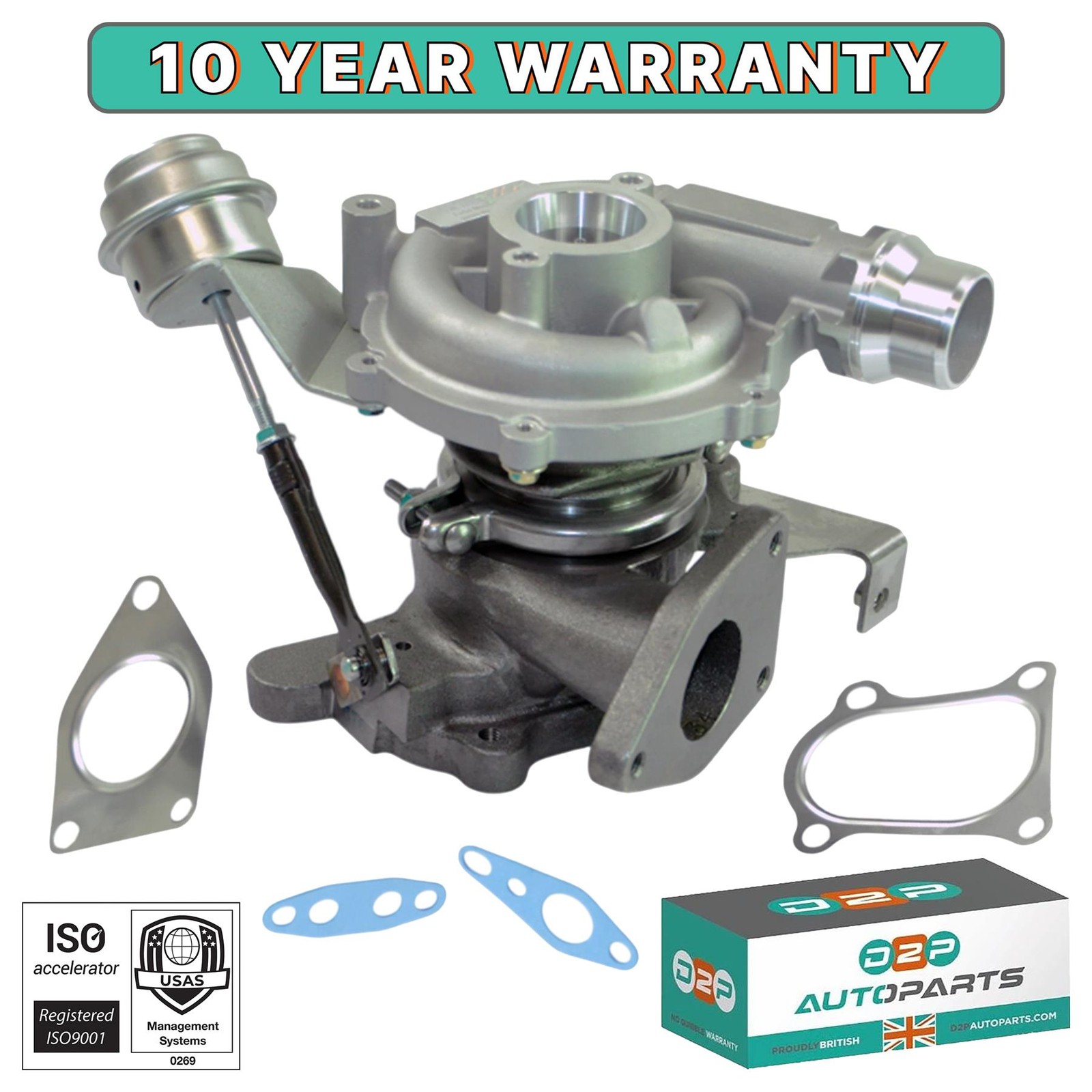 TURBOCHARGER & OIL FEED LINE PIPE FOR VOLVO C30 C70 S40 V50 V70 8603178 8603435 - Image 6