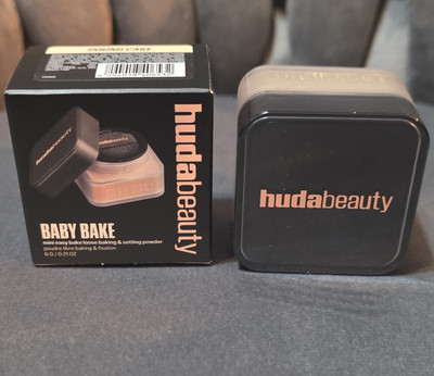 Huda Beauty Easy Bake Baby Bake Loose Setting Powder, Pound Cake , Matte 0.21 oz