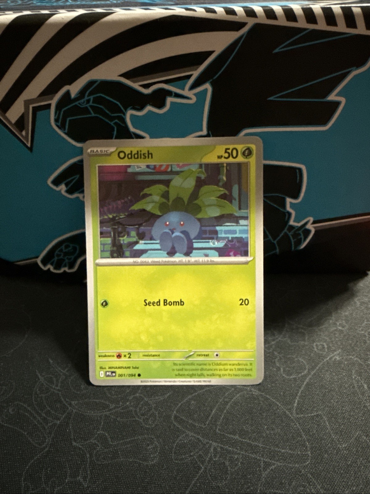 🪴PHANTASMAL FLAMES🪴ODDISH Single (001/094) Pokémon card NM/M