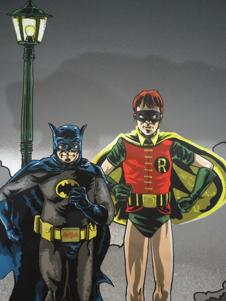 Tim Doyle Heroes and Villains (Del & Rodney) Silk Screen Print  - Image 2 of 4