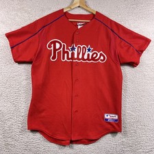 Vintage Ryan Madson Philadelphia Phillies Jersey Mens Large Batting Practice USA