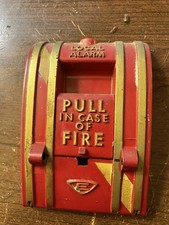 Original Vintage Edward s Fire Alarm Pull Sta...