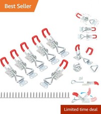 6 Pack Toggle Latch Clamp, Pull Latch, Adjustable Toggle Clamp Latch, Heavy D...