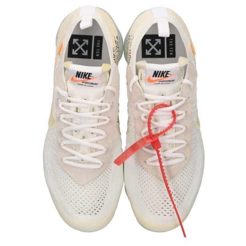Nike Off White  AIR VAPORMAX FLYKNIT AA3831 100 28cm thumbnail 4