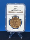 🌟 1927 $20 Gold St. Gaudens Liberty Double Eagle NGC MS63 UNC Coin - Great Deal