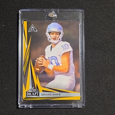 Leaf 2023 Draft Drake Maye #B2-4 Rookie Football Trading Card