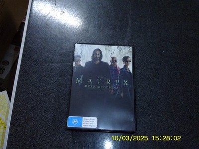 The Matrix-Resurrections very good condition dvd region 4  t397